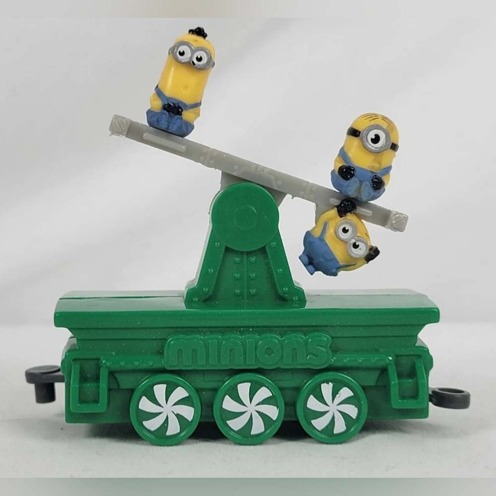 2017 Holiday Train Express McDonalds Happy Meal Toy - Minions See-Saw